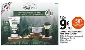 E.Leclerc Coffret Rasage de Près The Barb Xpert offre