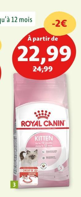 Maxi Zoo Royal canin croquettes kitten 36 offre
