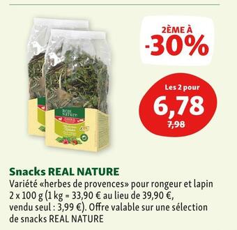 Maxi Zoo Real nature snacks offre