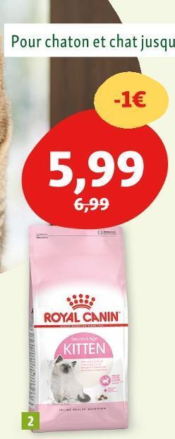 Maxi Zoo Royal canin croquettes kitten offre