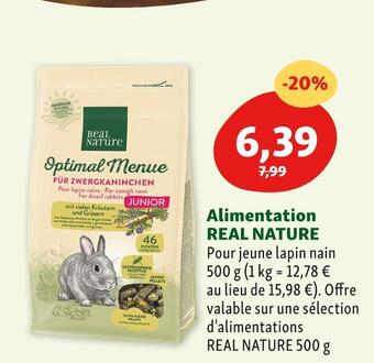 Maxi Zoo Real nature alimentation offre