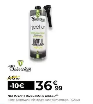 Feu Vert Diesel nettoyant injecteurs offre