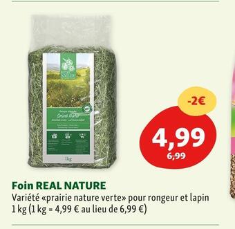 Maxi Zoo Real nature foin offre