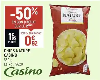 Spar Casino chips nature offre
