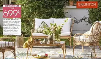 Truffaut Brighton set agape offre