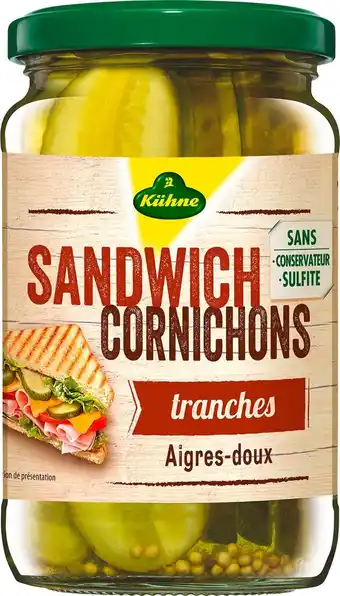 Kuhne cornichons spécial sandwich