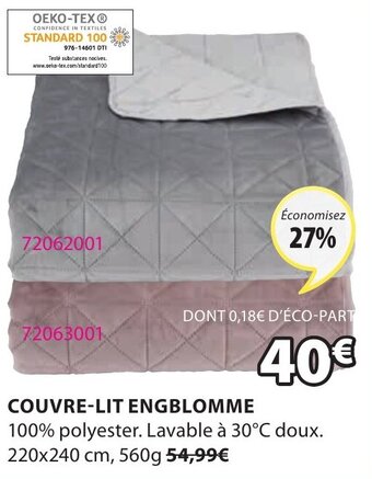 JYSK Couvre-lit engblomme offre