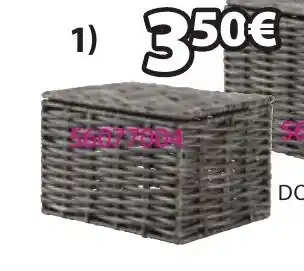JYSK Boîte de rangement et panier caspersen offre