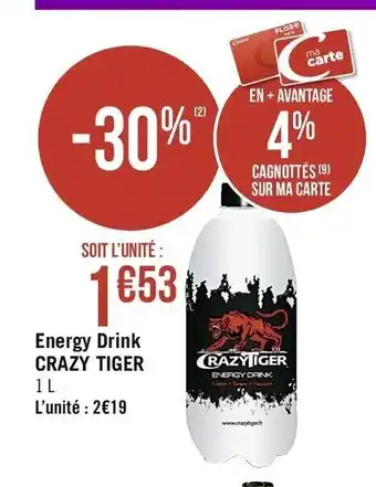 Energy Drink Crazy Tiger