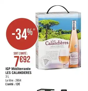 Géant Casino IGP Mediterranée Les Calandieres offre