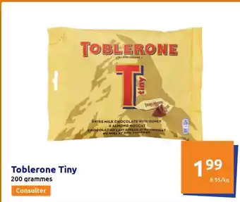 Action Toblerone Tiny offre