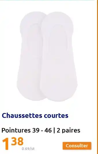 Action Chaussettes Courtes offre