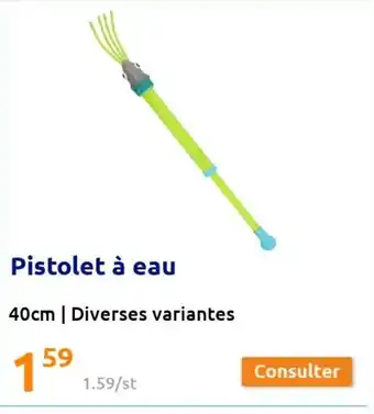 Action Pistolet à Eau offre