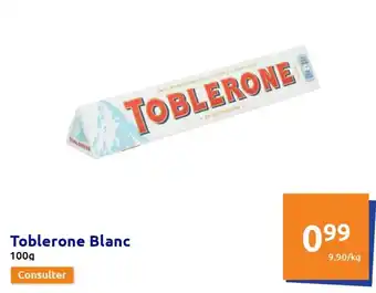 Action Toblerone Blanc offre