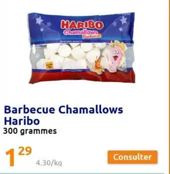 Action Barbecue Chamallows Haribo 300 Grammes offre