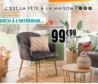 La Foir'Fouille Fauteuil Copenhague offre
