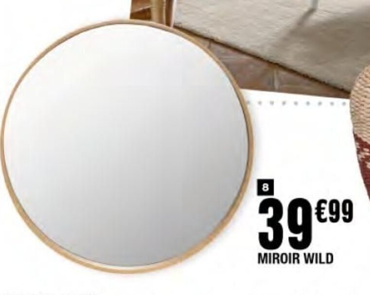 Promo Miroir Wild chez La Foir'Fouille