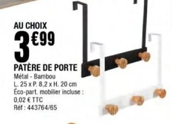 La Foir'Fouille Patère de Porte offre