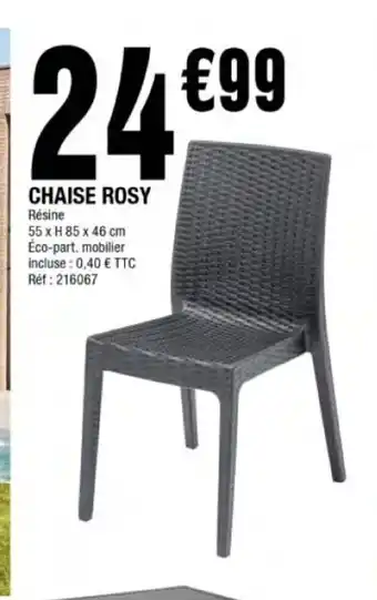 La Foir'Fouille Chaise rosy offre