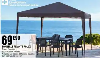 La Foir'Fouille Tonnelle Pliante Polux offre
