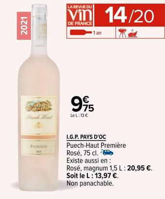 Carrefour I.g.p. pays d'oc offre
