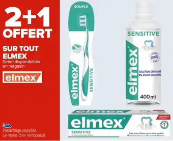 Carrefour Elmex bon plan sur tout elmex offre