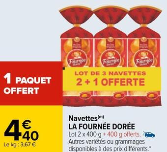 La fournée dorée navettes