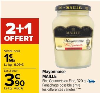 Carrefour Maille mayonnaise offre