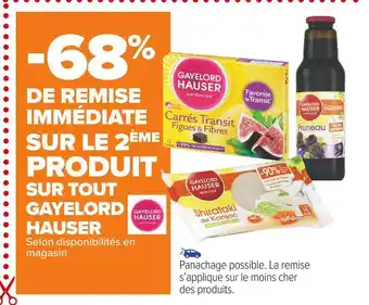 Carrefour Market Gayelord hauser bon plan sur le 2ème produit sur tout gayelord hauser offre