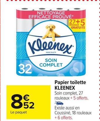 Carrefour Market Kleenex papier toilette offre