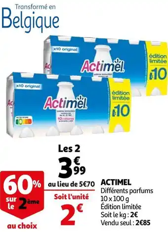 Auchan Actimel actimel offre