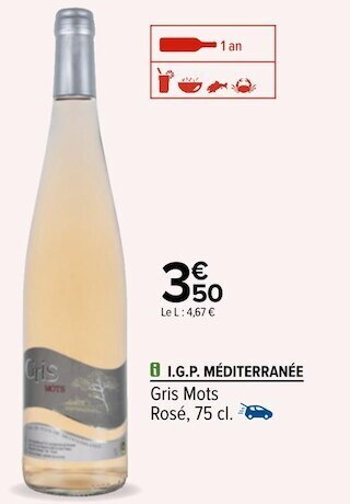 Carrefour I.g.p. méditerranée offre