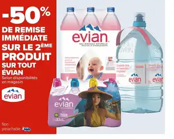 Carrefour Évian bon plan sur tout évian offre