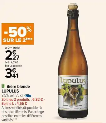 Lupulus bière blonde