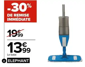 Carrefour Elephant balai multipratic spray offre