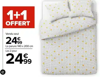 Carrefour Parure "lydie mix" offre