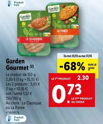 Lidl Garden gourmet offre