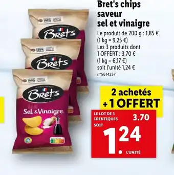 Lidl Bret's Chips Saveur Set Et Vinaigre offre