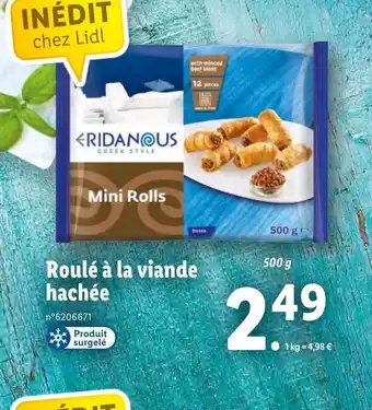 Lidl Roulé à La Viande Hachée offre