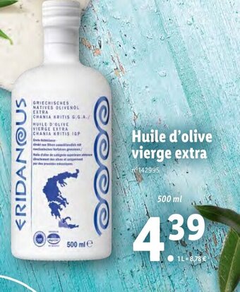 Lidl Huile d'Olive Vierge Extra offre