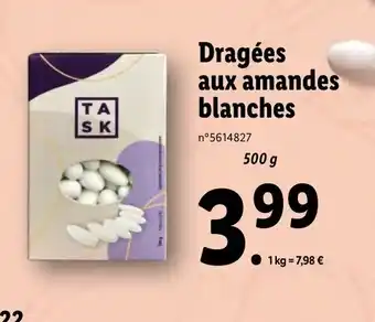 Lidl Dragées Aux Amandes Blanches offre