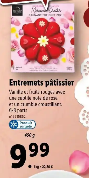 Entremets Pâtissier