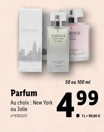 Lidl Parfum offre