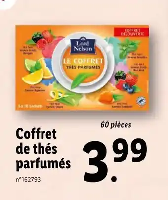 Lidl Coffret de Thés Parfumés offre