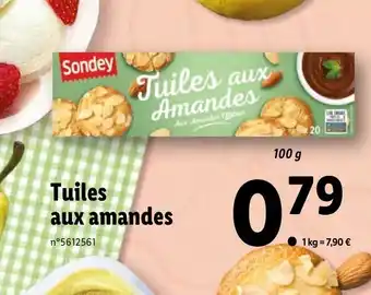 Tuiles Aux Amandes