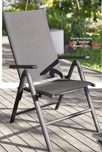 Fauteuil Pliant En Aluminium