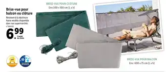 Lidl Brise-Vue Pour Balcon Ou Clôture offre