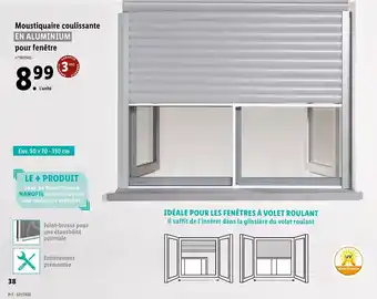 Lidl Moustiquaire Coulissante En Aluminium Pour Fenêtre offre