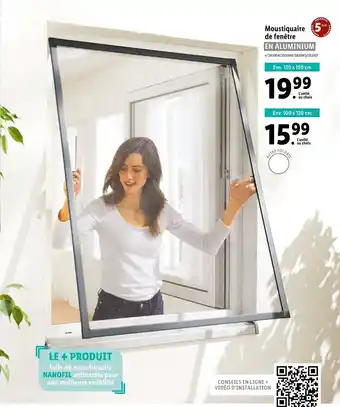 Lidl Moustiquaire de Fenêtre offre