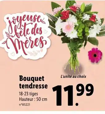 Lidl Bouquet Tendresse offre